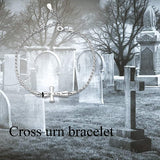 Cross Urn Bracelets Dog Paw Urn Bracelets Sterling Silver Engraved Always in My Heart Cremation Urns Keepsake Bracelet Jewelry with Funnel Filler