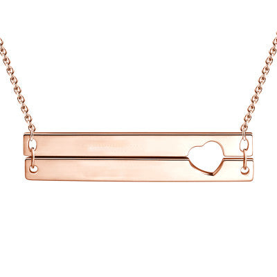 Write name on Jewellery Custom engraved personalised rose gold name necklace