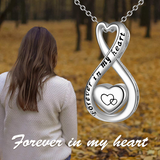 Infinity Urn Necklace for Ashes Sterling Silver Infinity Cremation Jewelry Memory Keepsake Jewelry