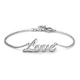 'Love Spell' - Copper/925 Sterling Silver Personalized Classic Bracelet  Length Adjustable 6”-7.5”