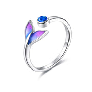 Sterling Silver Mermaid Rings Jewelry