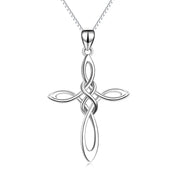 Celtic Knot Cross Necklace Infinity Love Irish Celtics Jewelry