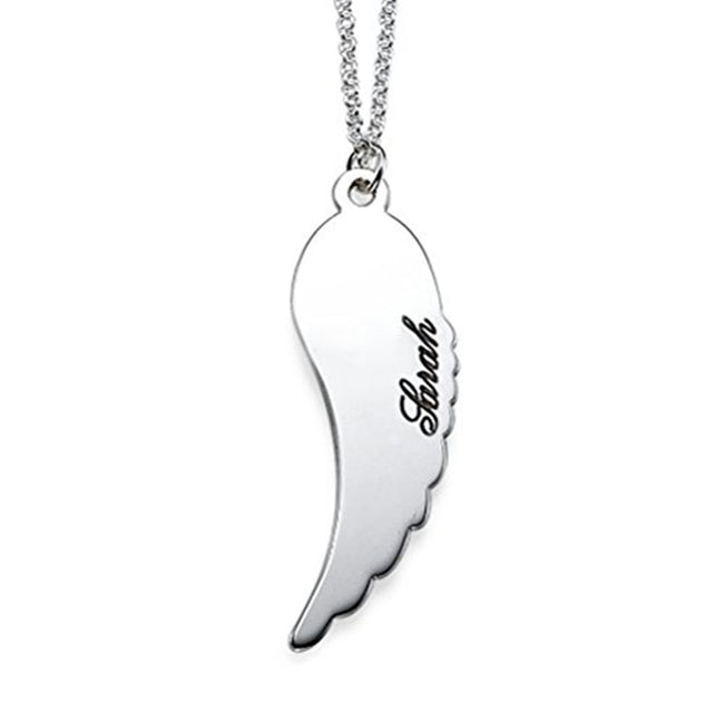 You Are My Angle-925 Sterling Silver Personalized Name Necklace Adjustable 16”-20”
