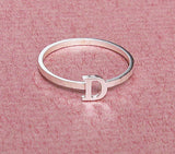 Copper/Sterling Silver Personalized  Stacking Name Ring