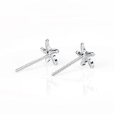 925 Sterling Silver Lovely StarFish Stud Earring