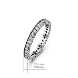 925 Sterling Silver Jewelry Ring Shinning Zircon Wedding Ring for New Couple