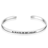 You Always In My Heart-925 Sterling Silver Bracelet