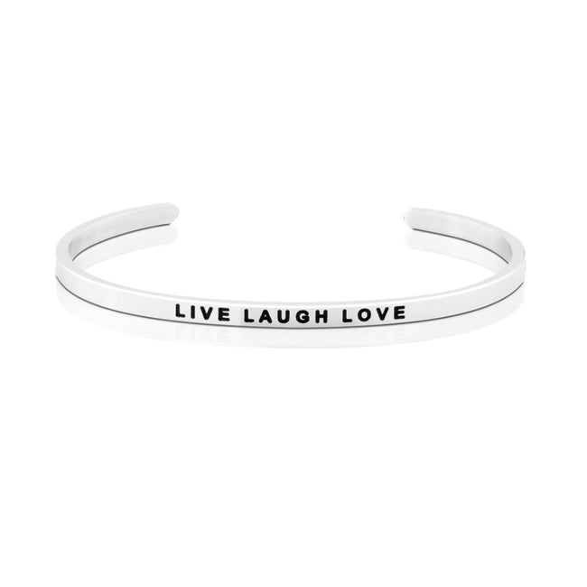 Happiness Series Customized Engraved Personalized Bangle Bracelet