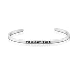 STRENGTH SERIES CUSTOMIZED ENGRAVED PERSONALIZED BANGLE BRACELET