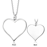 Personalized Engraved Kids Color Photo&Text Adjustable 16”-20”- 925 Sterling Silver