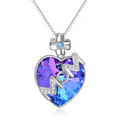 Best Mother's Gift with Crystals Heart