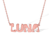 Personalized Cute Cat Name Necklace